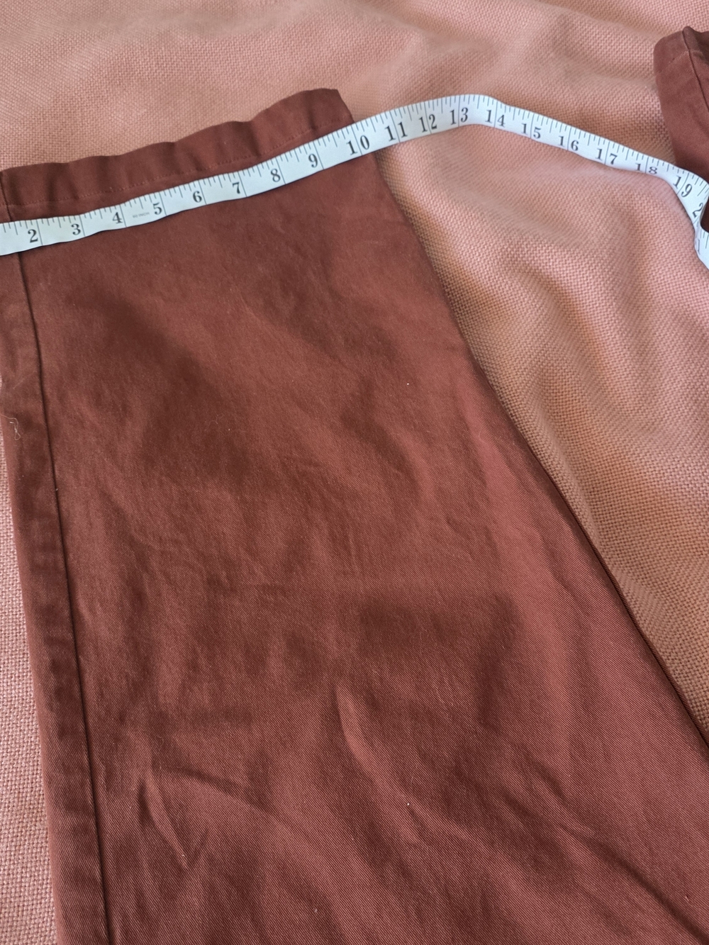 Straight Leg Pants in Rust Sz 16 - Picture 12 of 12